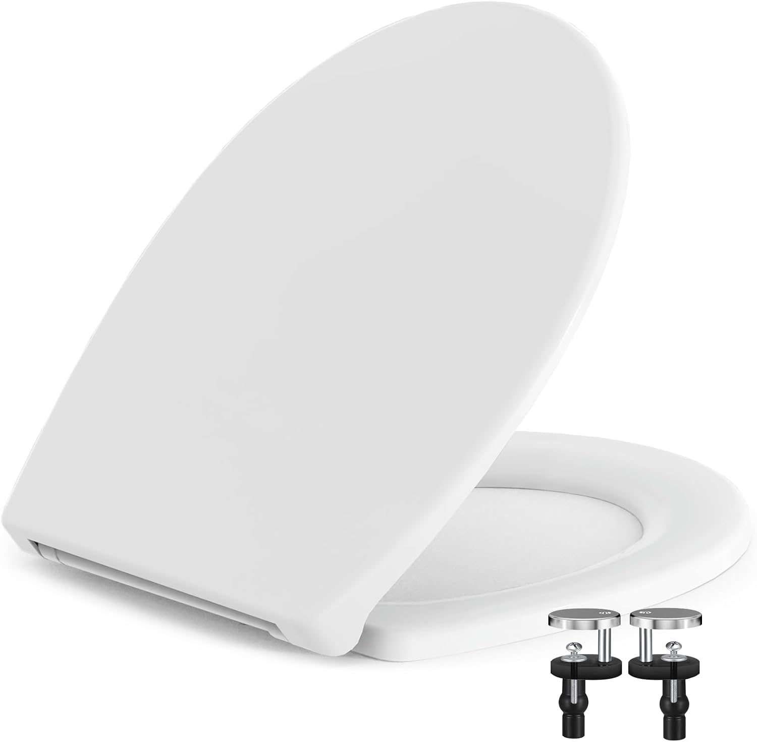 SURFOU Soft Close Toilet Seat - Oval, Quick Release B0F7XZPWT9