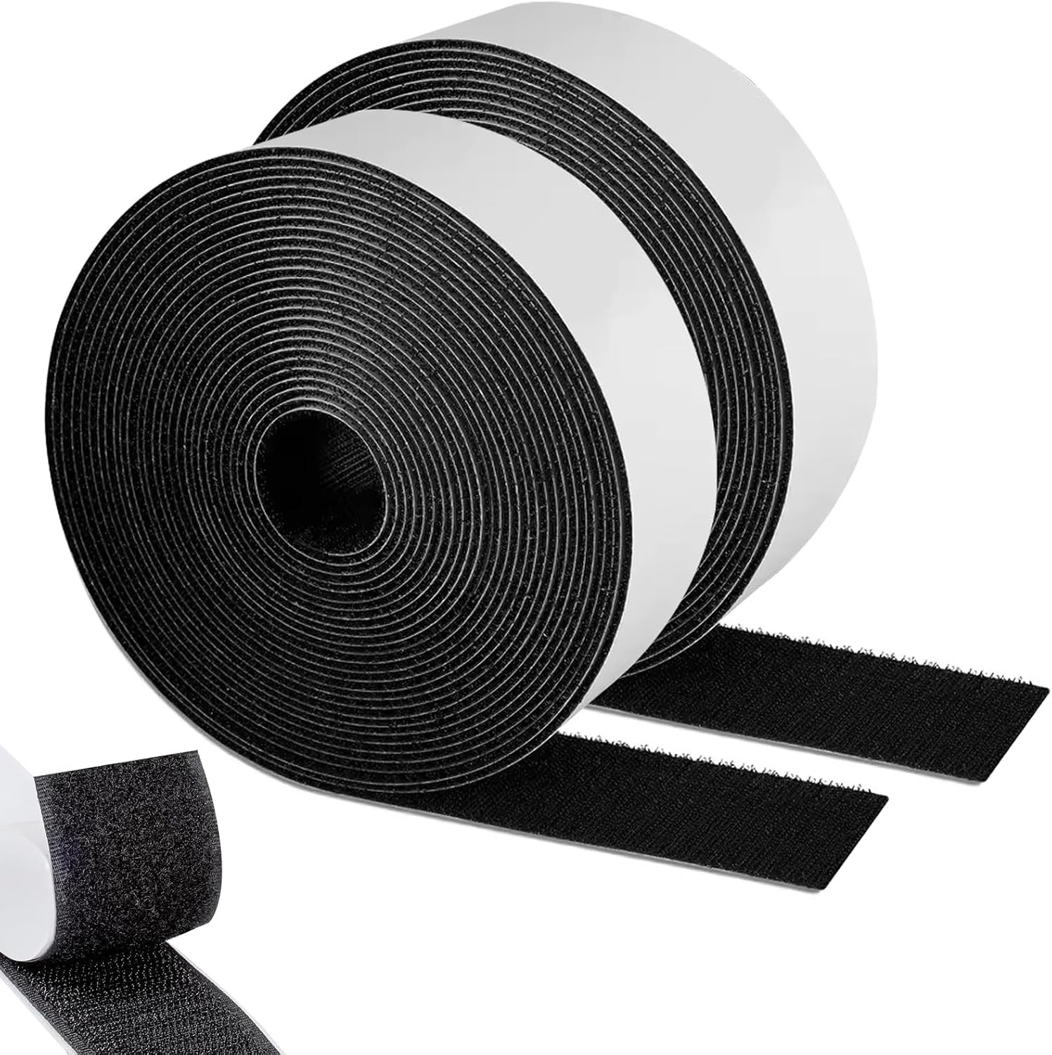 SURFOU Cinta De Gancho Y Bucle - 12m x 50mm, Autoadhesivo B0FV8K82HN